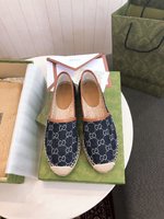 Gucci Shoes Espadrilles Top Grade
 Sewing Hemp Rope Knitting Spring Collection