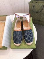 Online From China
 Gucci Shoes Espadrilles Sewing Hemp Rope Knitting Spring Collection