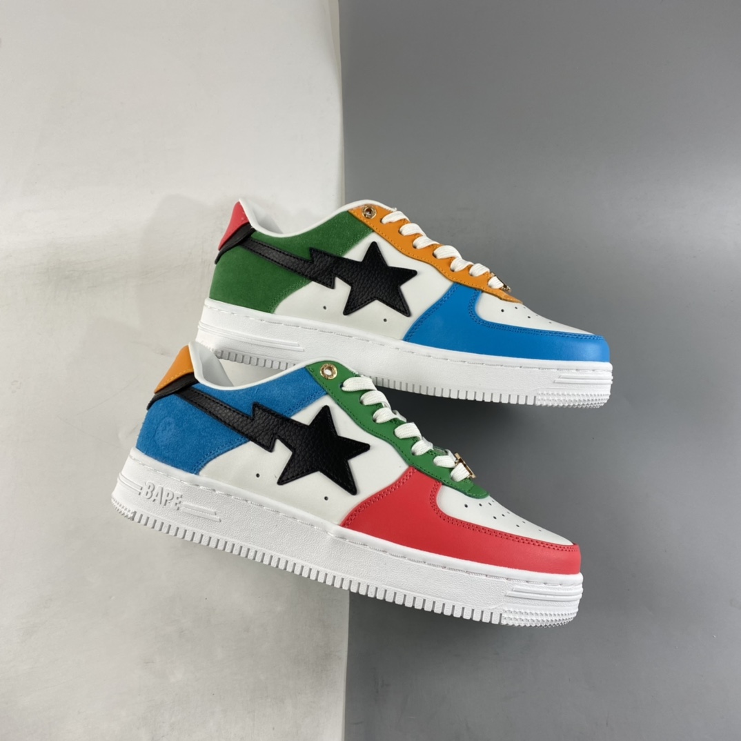 Bape Sta ”Tokyo” trend godfather Nigo brand Wang Yuan with the same ape head classic skateboard all-match casual sports shoes 1H2019048