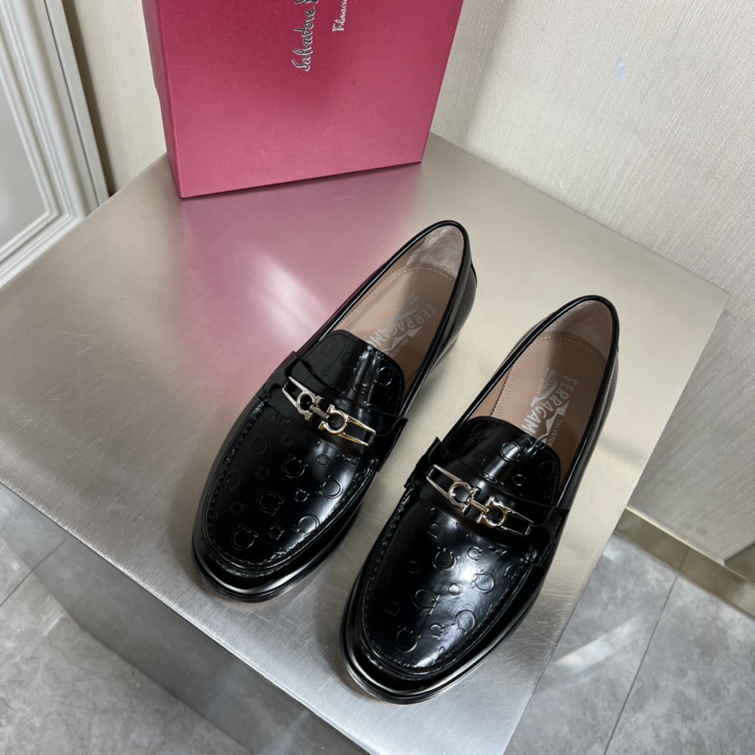 Salvatore Ferragamo Men's Leather Loafers, Business Casual Shoes 3 i1645452507 1891 1
