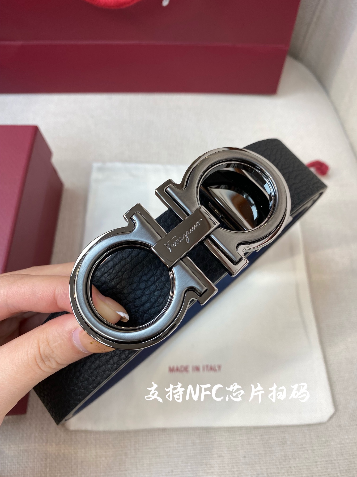 Ferragamo Haute Couture Luxury Atelier Designer Belt Tie Accessories