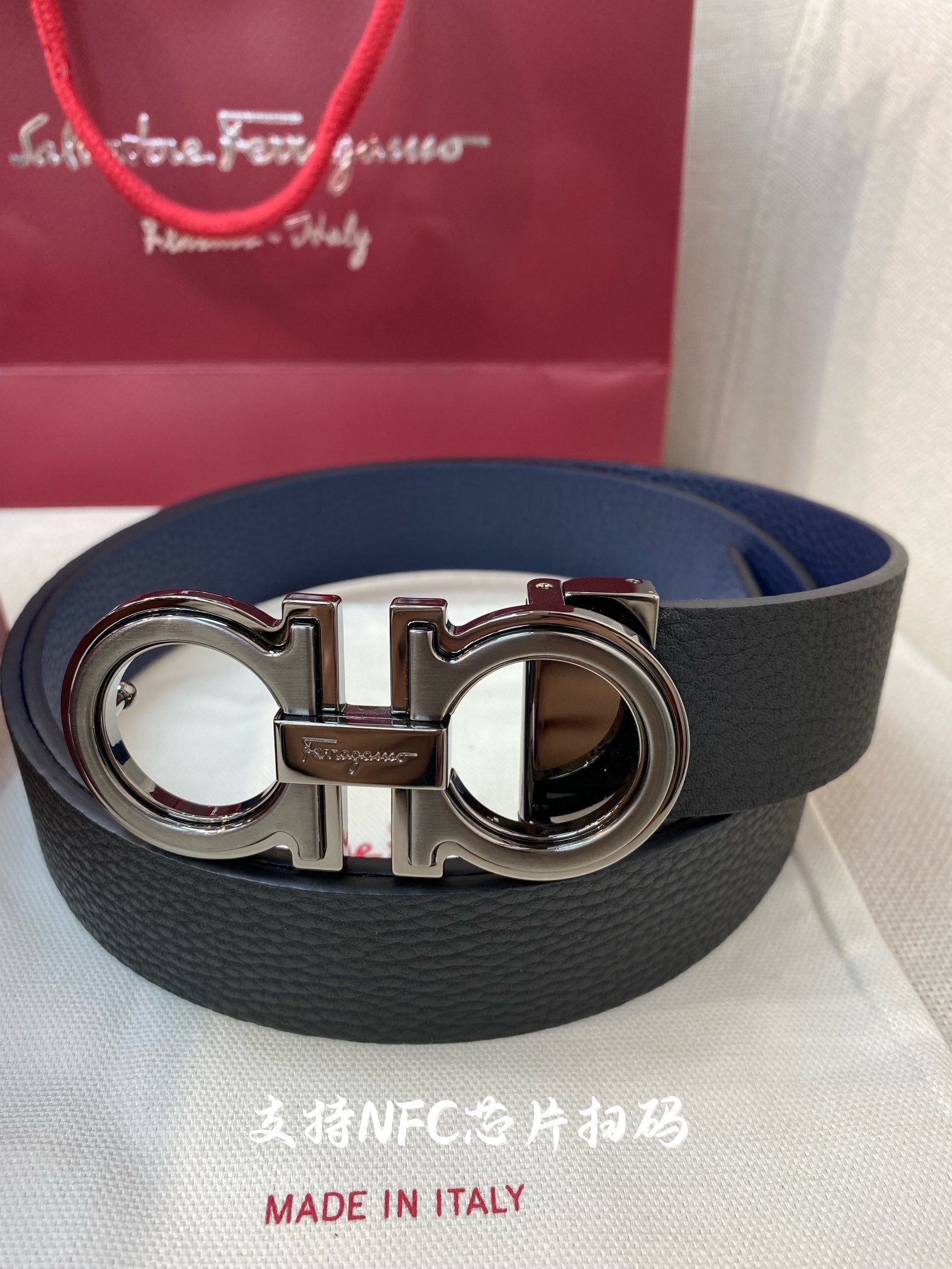 菲拉格慕 Ferragamo 高定典藏奢华工坊高定皮带腰带配饰 #15198410 3
