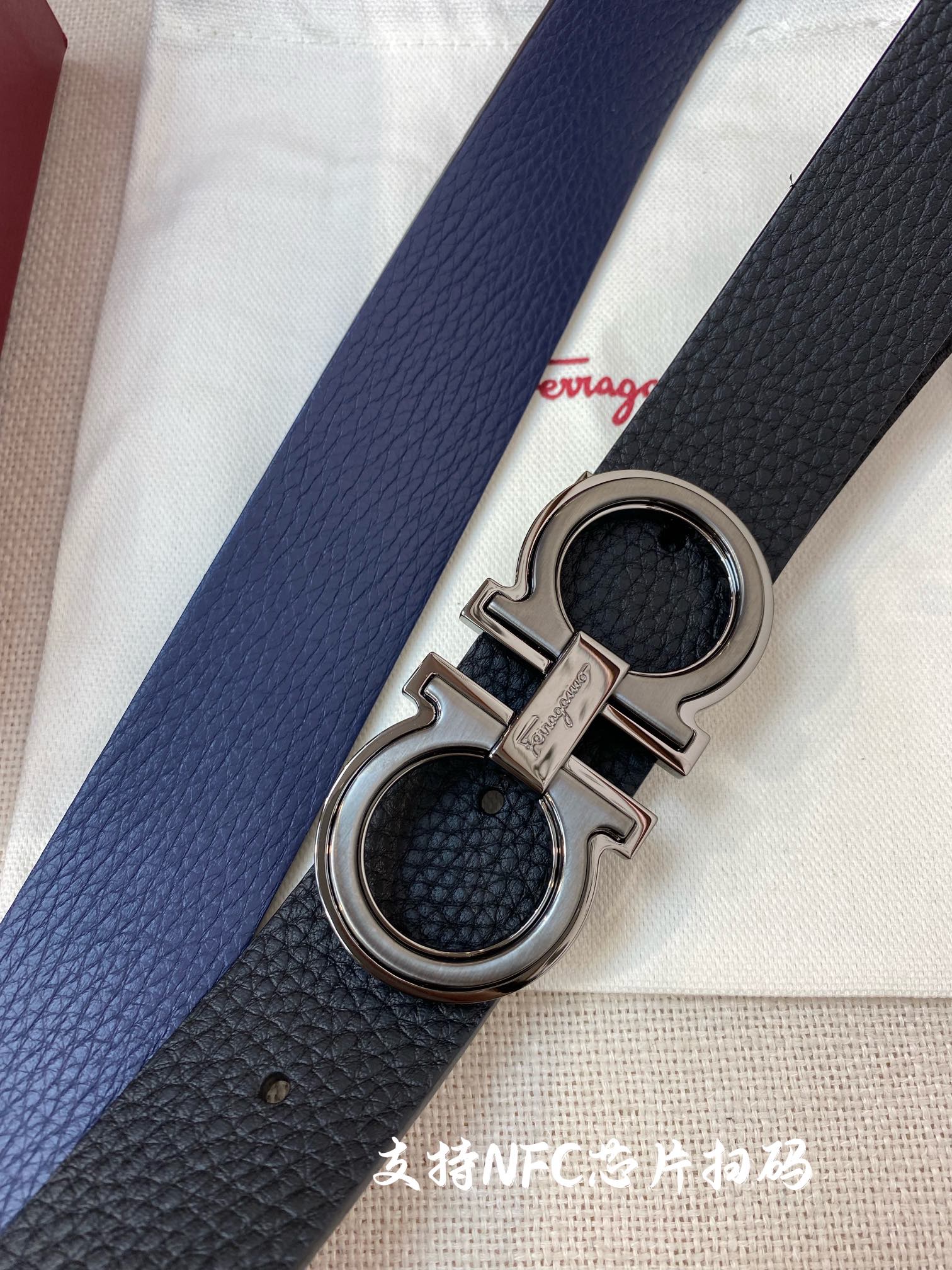 菲拉格慕 Ferragamo 高定典藏奢华工坊高定皮带腰带配饰 #15198410 5