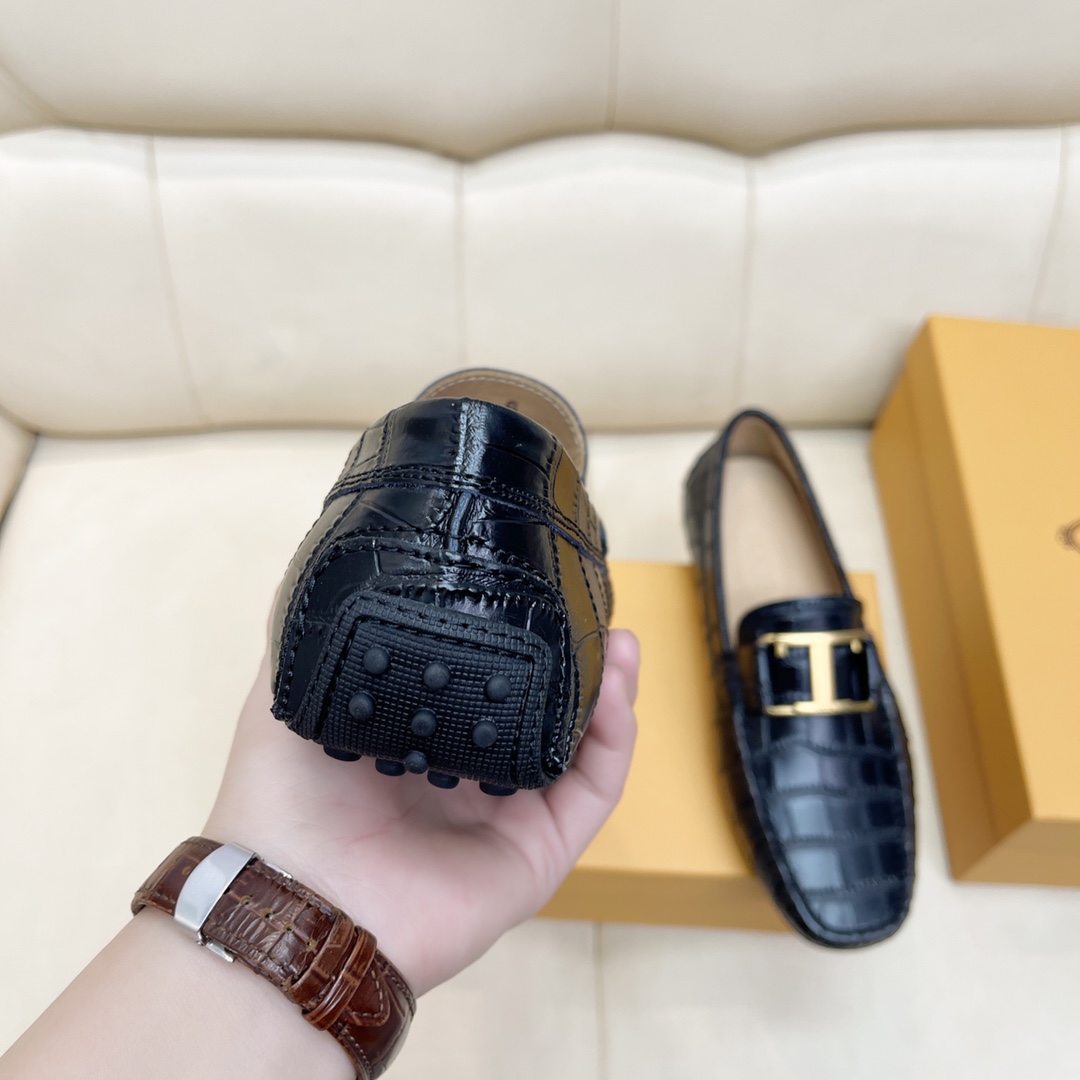 P240Tod's 2022 sitio web oficial nuevos zapatos de soja Cocodrilo grano cuero de vaca forro tamaño :