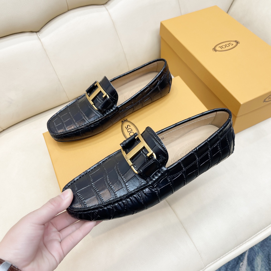 P240Tod's 2022 sitio web oficial nuevos zapatos de soja Cocodrilo grano cuero de vaca forro tamaño :