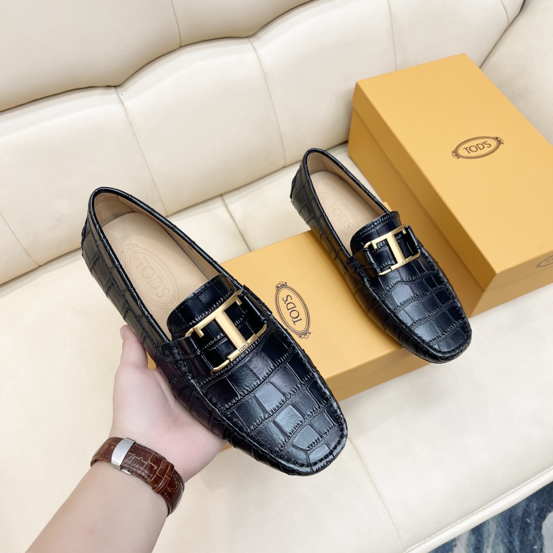 P240Tod's 2022 sitio web oficial nuevos zapatos de soja Cocodrilo grano cuero de vaca forro tamaño :