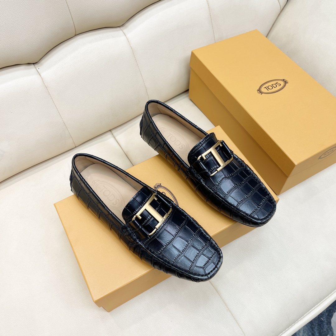 P240Tod's 2022 sitio web oficial nuevos zapatos de soja Cocodrilo grano cuero de vaca forro tamaño :