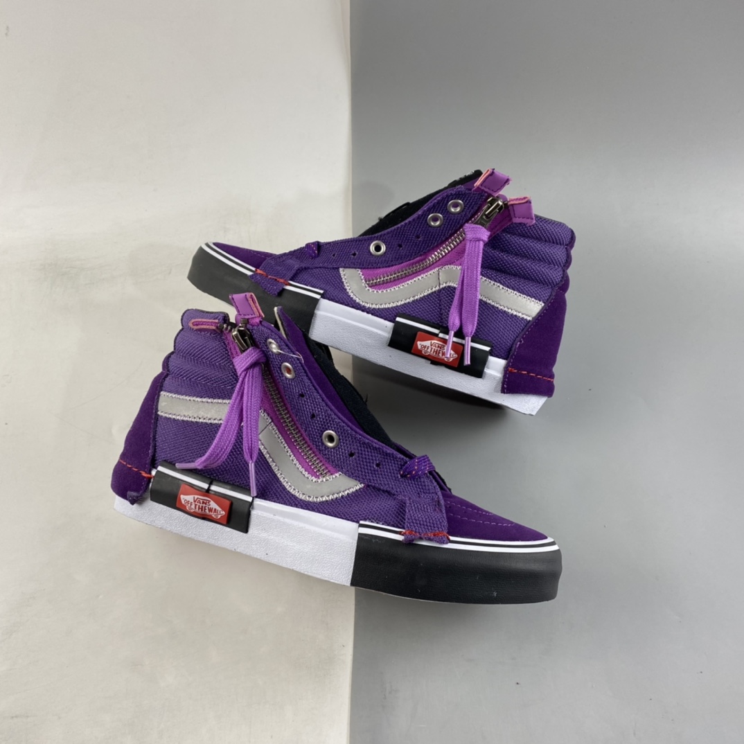 Vans Vault Sk8-Hi Reissue Ca Deconstruction High-Top Canvas Vulcanized Sneakers VN0A3WM1YUW