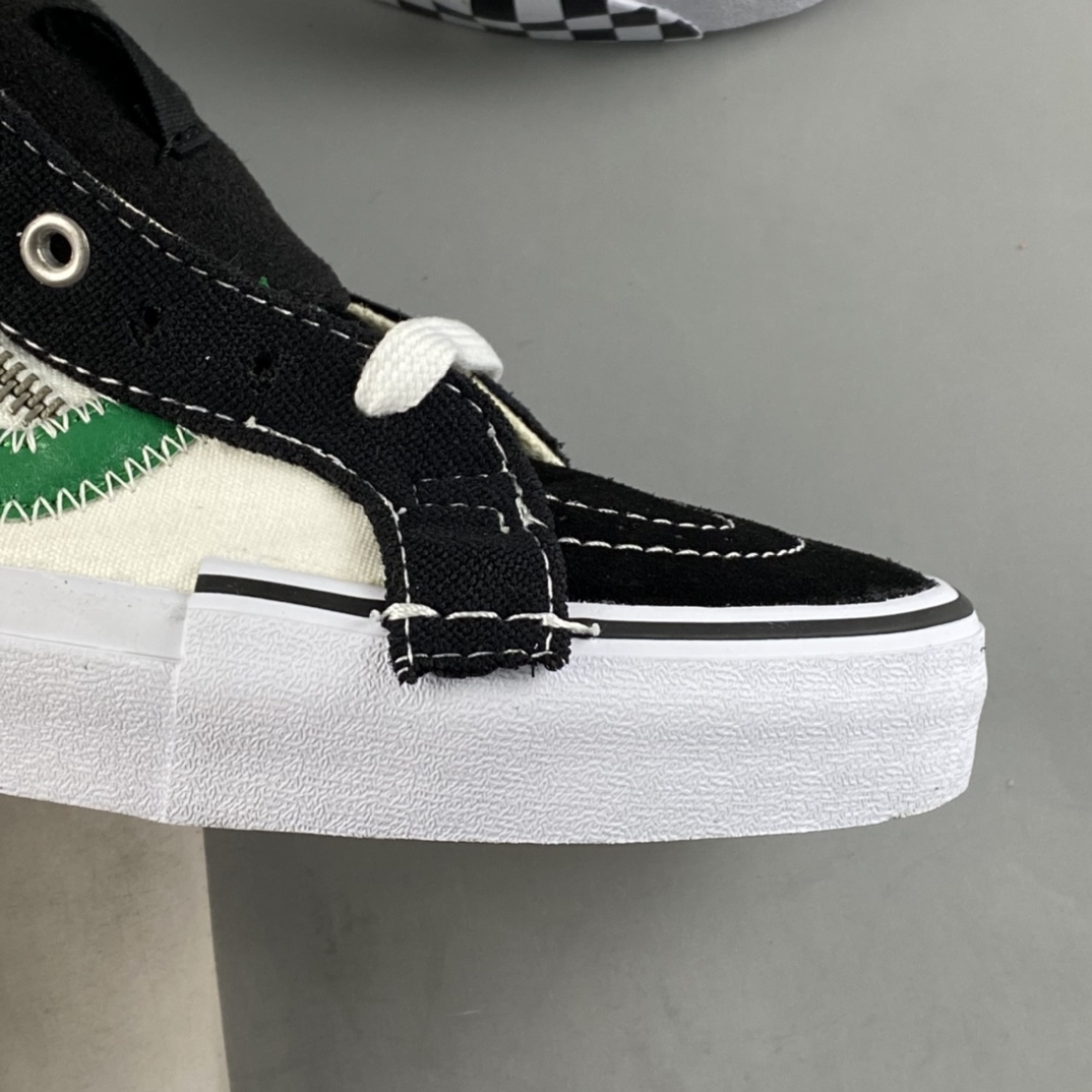 Vans Vault Sk8-Hi Reissue Ca Deconstruction High-Top Canvas Vulcanized Board Shoes VN0A3WM1604