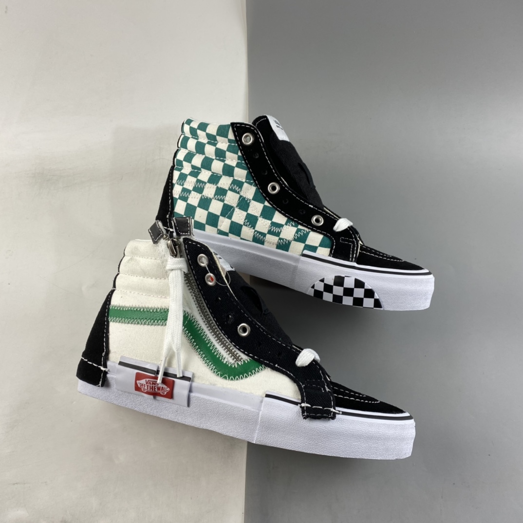 Vans Vault Sk8-Hi Reissue Ca Deconstruction High-Top Canvas Vulcanized Board Shoes VN0A3WM1604