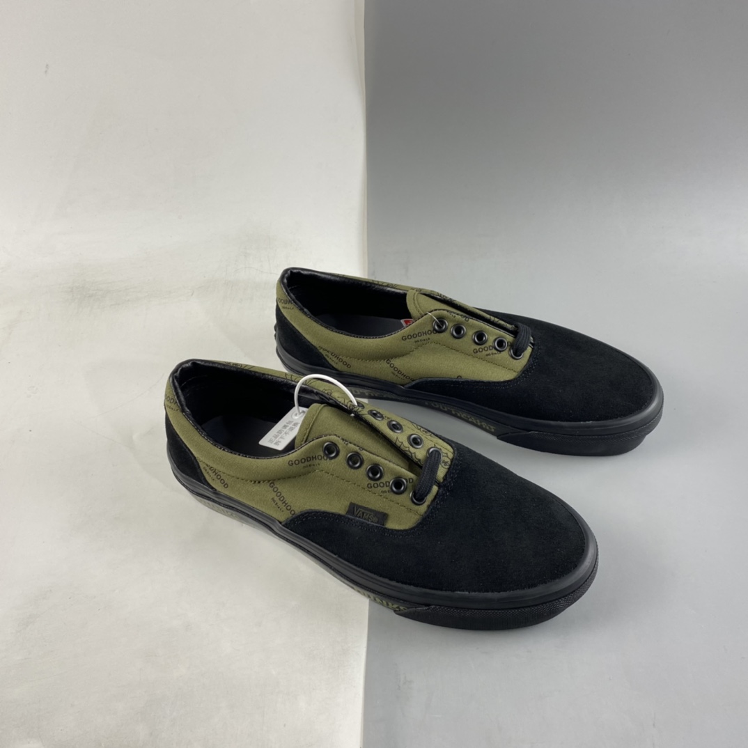 Goodhod x Vault OG Era LX Olive Green Low Top Casual Canvas Shoes VN0A3CXN8CT