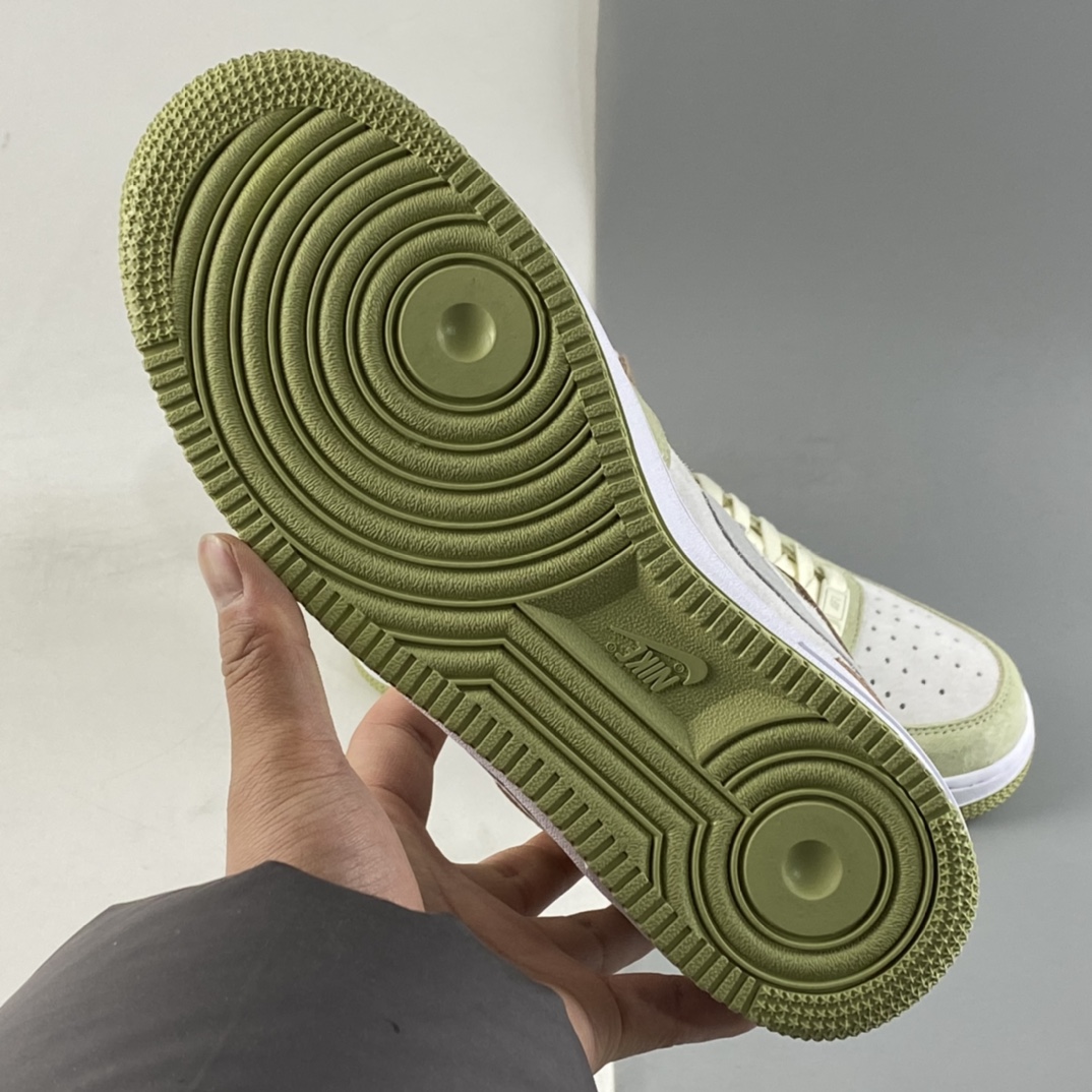 P260 NIKE Air Force 1 Mid ’07 浅绿灰 配色中帮空军一号休闲板鞋 AL6896-558