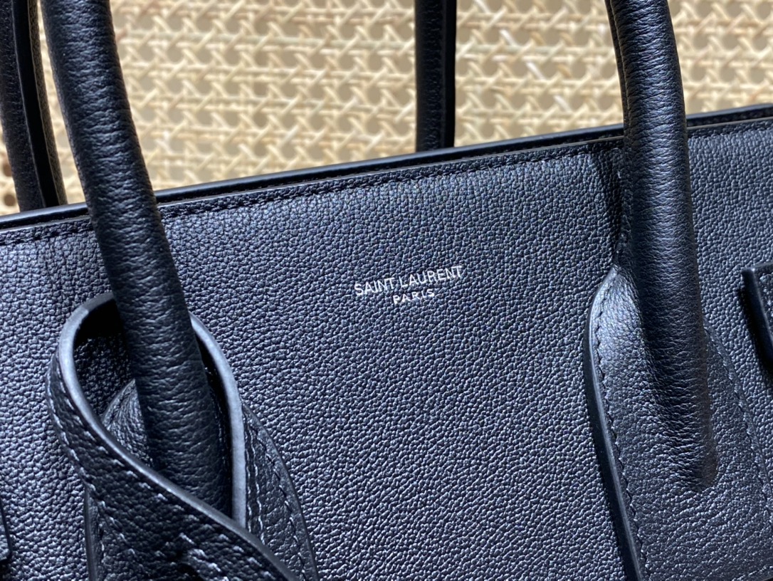YSL sac de jour 32CM 山羊纹风琴包 324823黑色