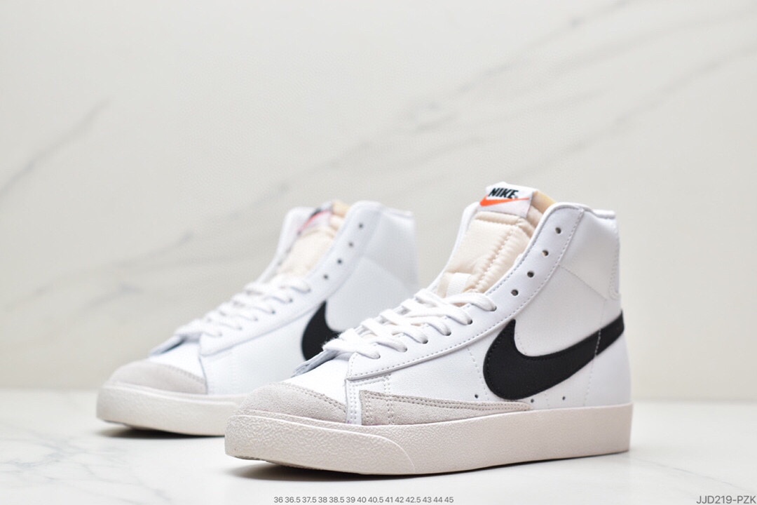 130 公司级耐克开拓者高帮系列Nike W Blazer002 Mid Vintage Suede 复古经典开拓者 CD9318-100