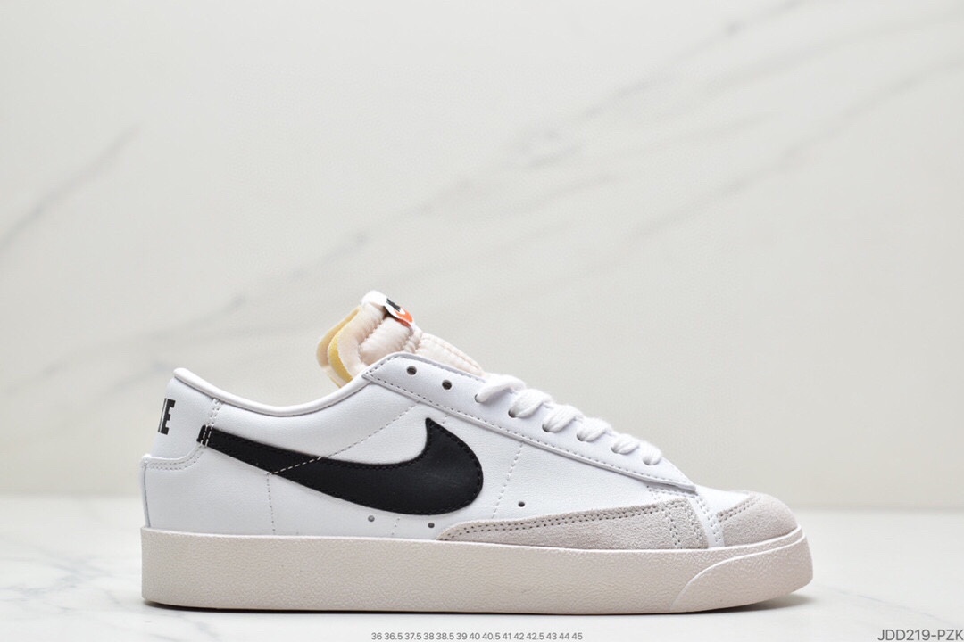 120 公司级耐克开拓者低帮系列Nike W Blazer002 Mid Vintage Suede 复古经典开拓者 CD9318-100