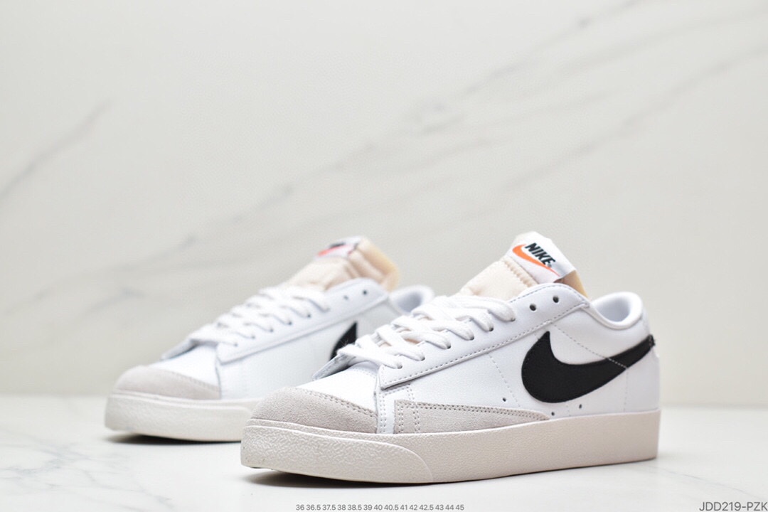 120 公司级耐克开拓者低帮系列Nike W Blazer002 Mid Vintage Suede 复古经典开拓者 CD9318-100