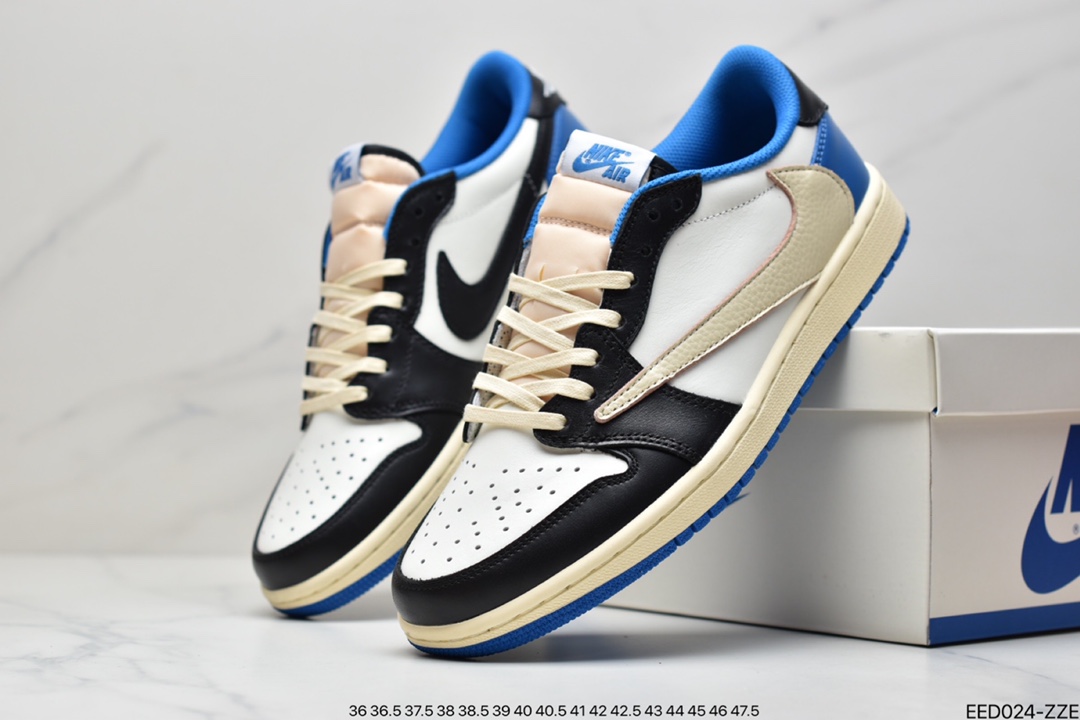 370 公司级纯原版本 Travis Scott x Air Jordan 1 AJ1乔1 TS 联名倒钩 CQ4277-001