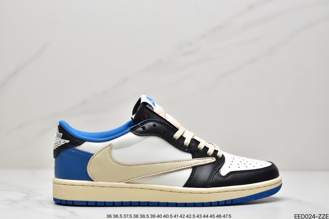 370 公司级纯原版本 Travis Scott x Air Jordan 1 AJ1乔1 TS 联名倒钩 CQ4277-001