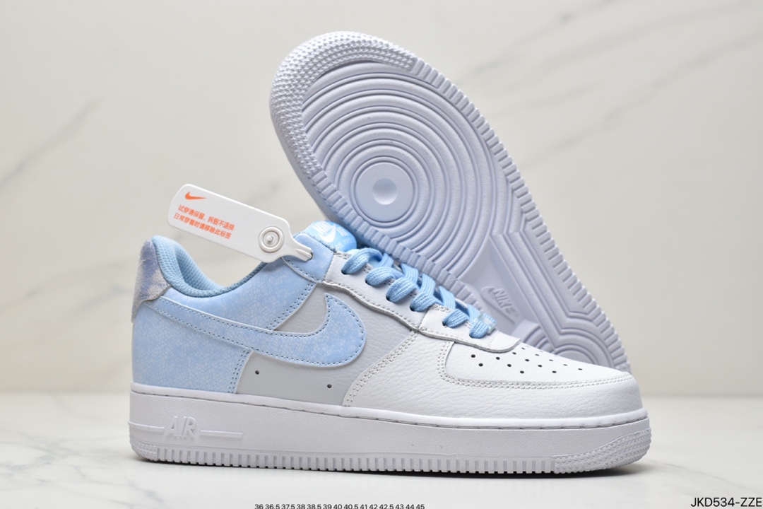 160 公司级耐克Nike Air Force 1 Low”Psychic Blue”白灰蓝CZ0337-400