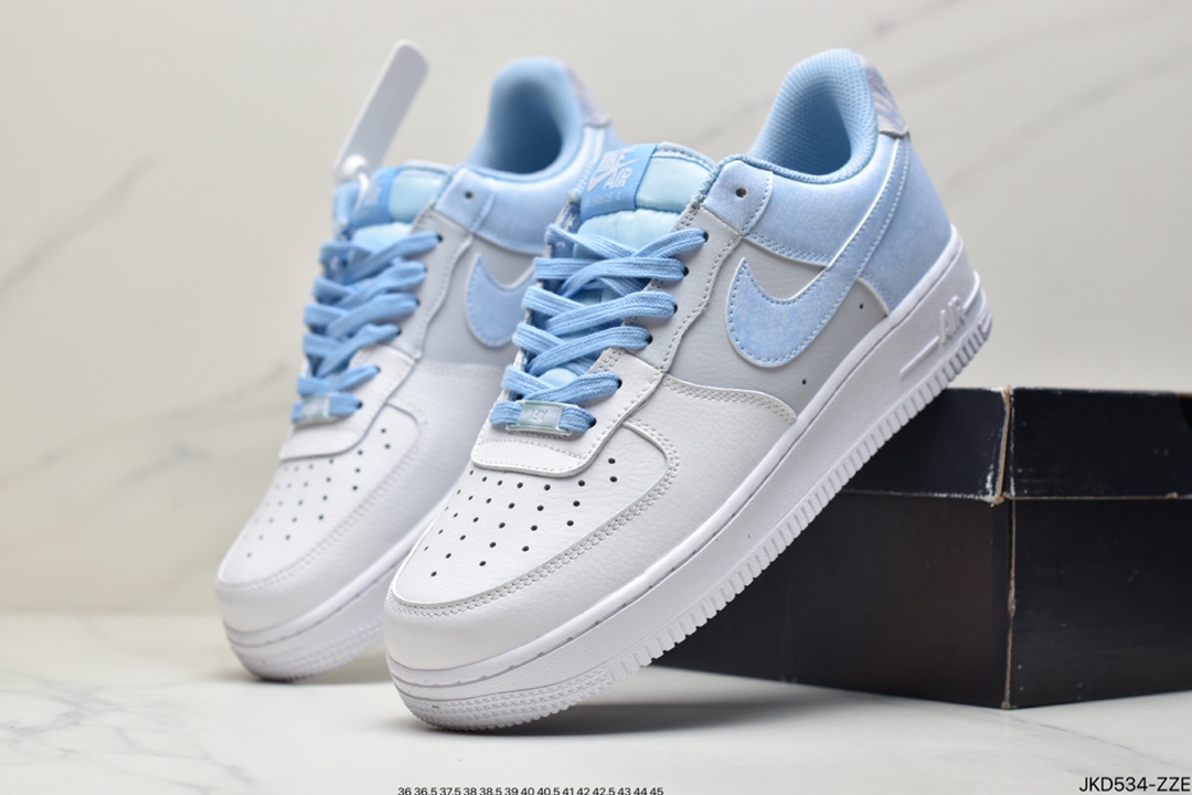 160 公司级耐克Nike Air Force 1 Low”Psychic Blue”白灰蓝CZ0337-400