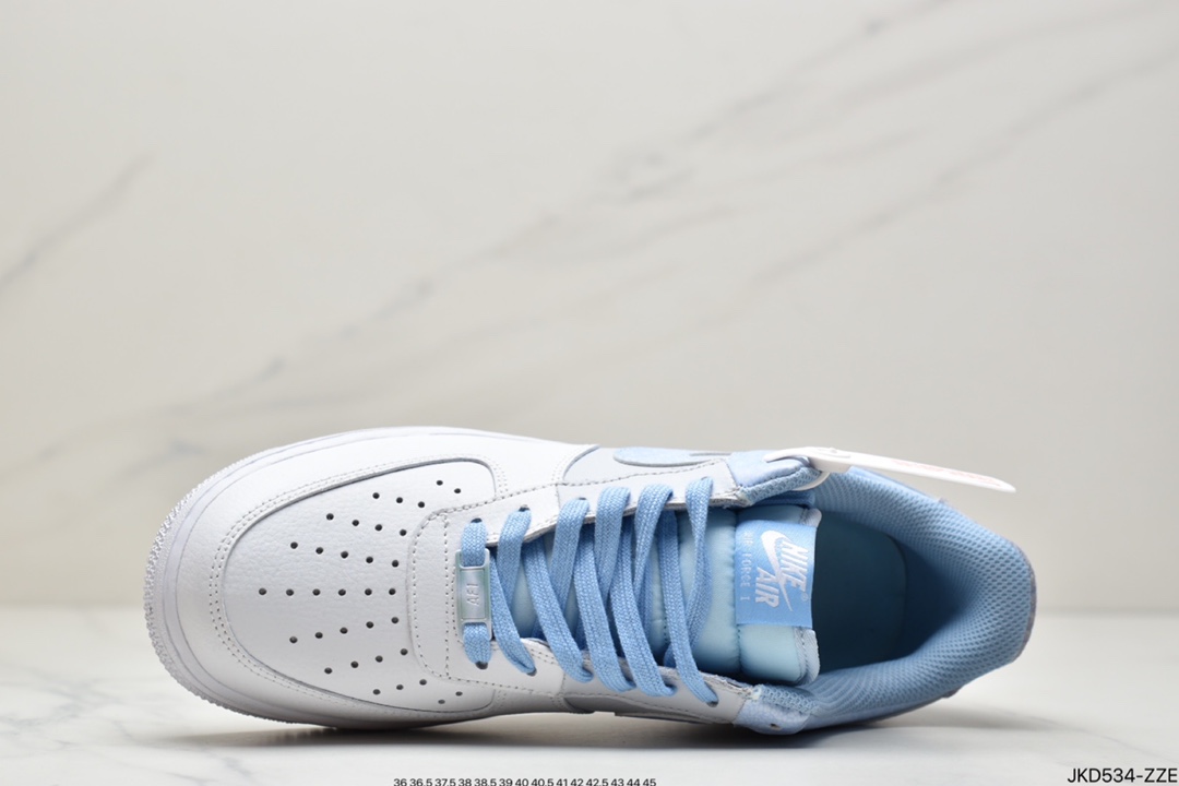 160 公司级耐克Nike Air Force 1 Low”Psychic Blue”白灰蓝CZ0337-400
