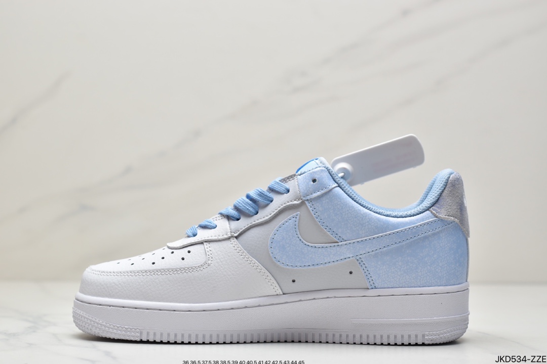 160 公司级耐克Nike Air Force 1 Low”Psychic Blue”白灰蓝CZ0337-400