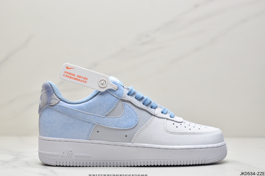 160 公司级耐克Nike Air Force 1 Low”Psychic Blue”白灰蓝CZ0337-400