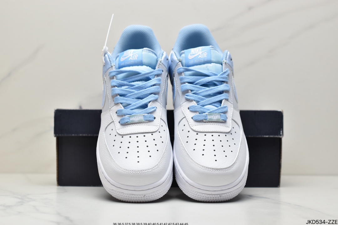 160 公司级耐克Nike Air Force 1 Low”Psychic Blue”白灰蓝CZ0337-400