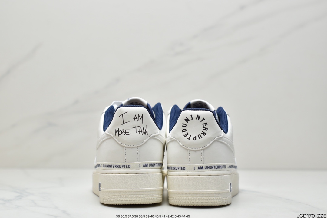 180 公司级Nike Air Force 1 Mid 07 米白签名涂鸦3M反光 CQ5059-109