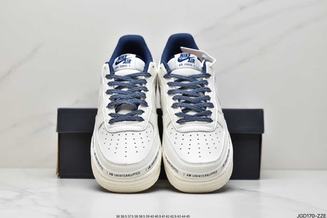 180 公司级Nike Air Force 1 Mid 07 米白签名涂鸦3M反光 CQ5059-109