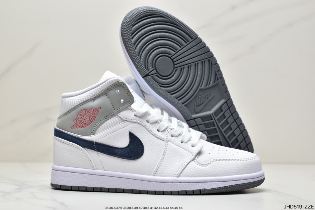 190 Air Jordan 1 Mid 中帮复古篮球鞋 米棕色 DO6699-20013