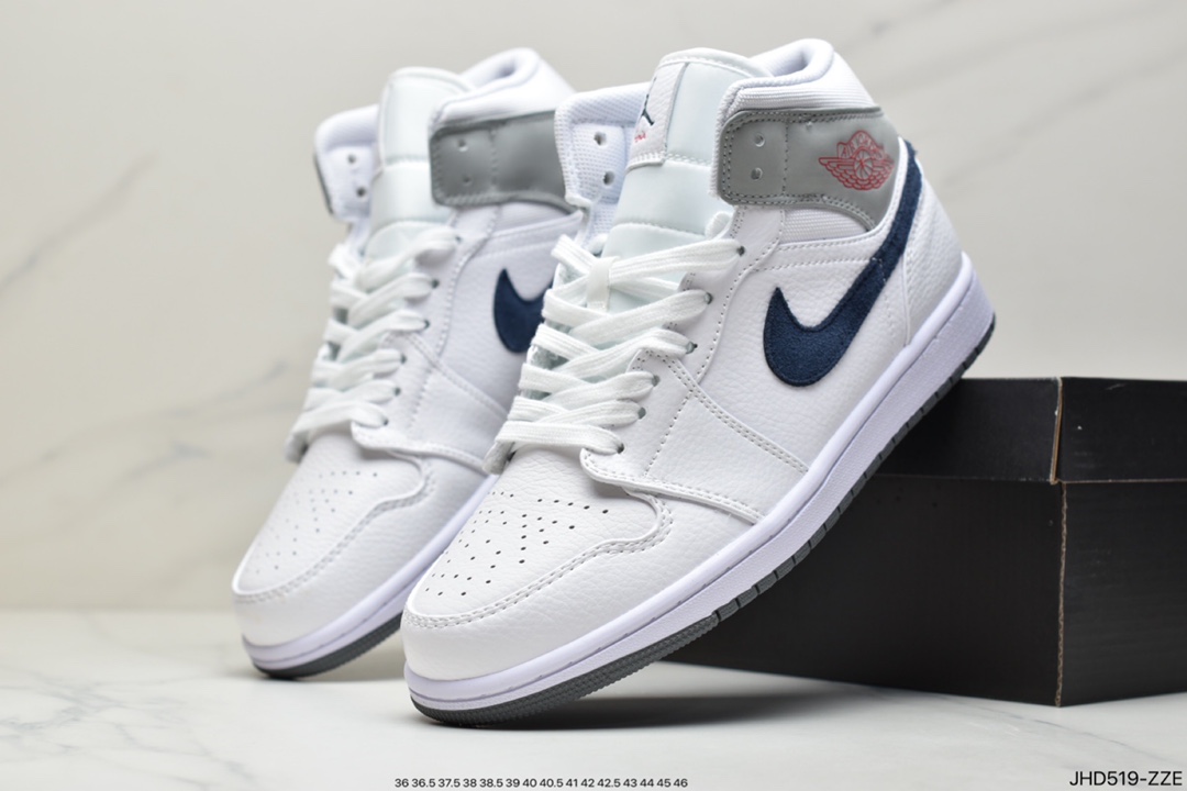 190 Air Jordan 1 Mid 中帮复古篮球鞋 米棕色 DO6699-20013