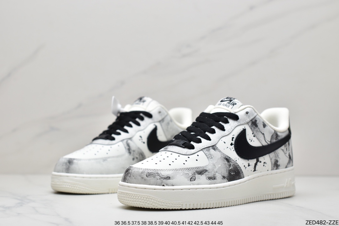 260 公司级耐克Nk Air Force 1’07 Low 山水墨画 低帮休闲板鞋 BL1522-089 BL1522-080