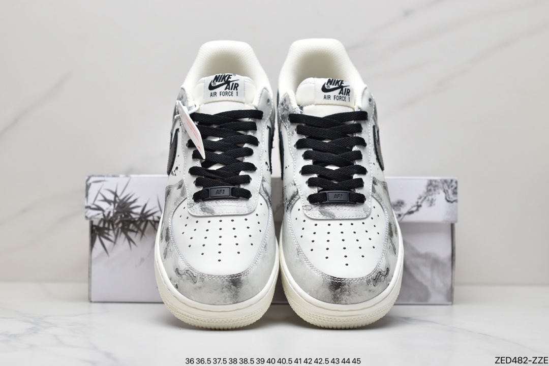 260 公司级耐克Nk Air Force 1’07 Low 山水墨画 低帮休闲板鞋 BL1522-089 BL1522-080