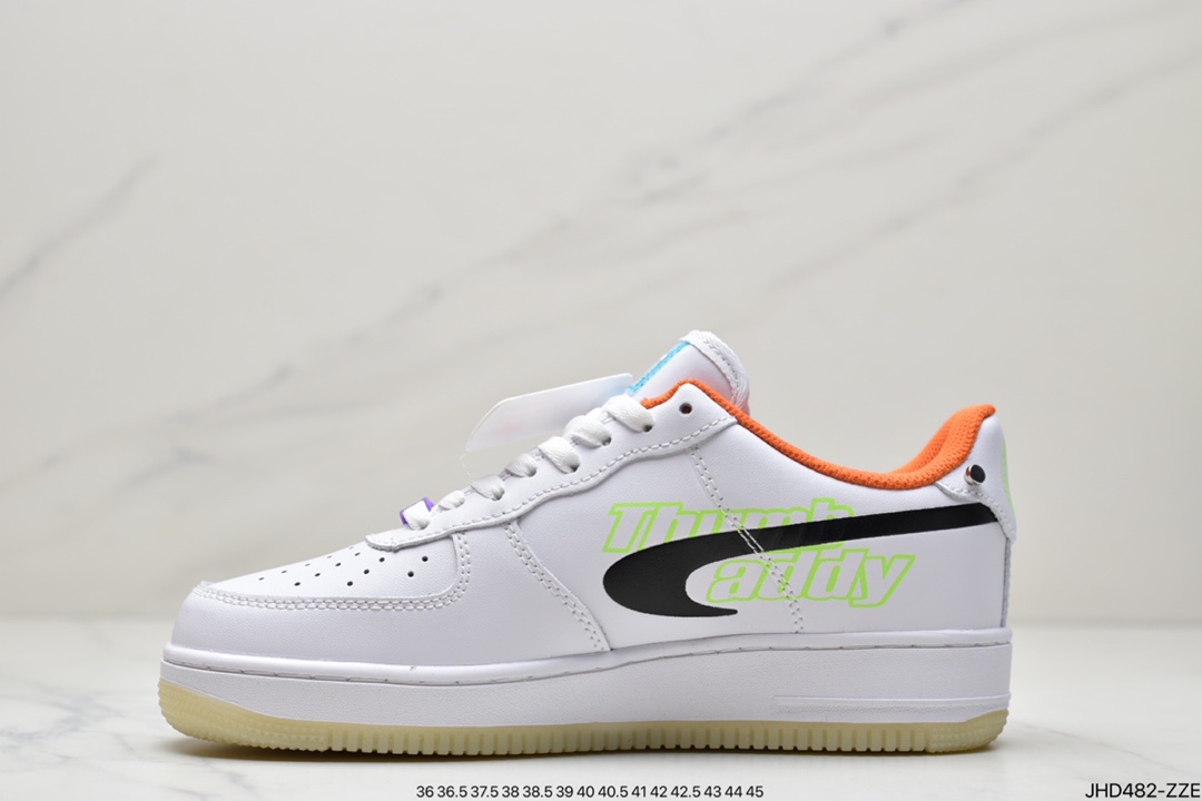 190 公司级耐克Nike Air Force 1 Low ”Have A Good Game”白黑橙 DO2333-101