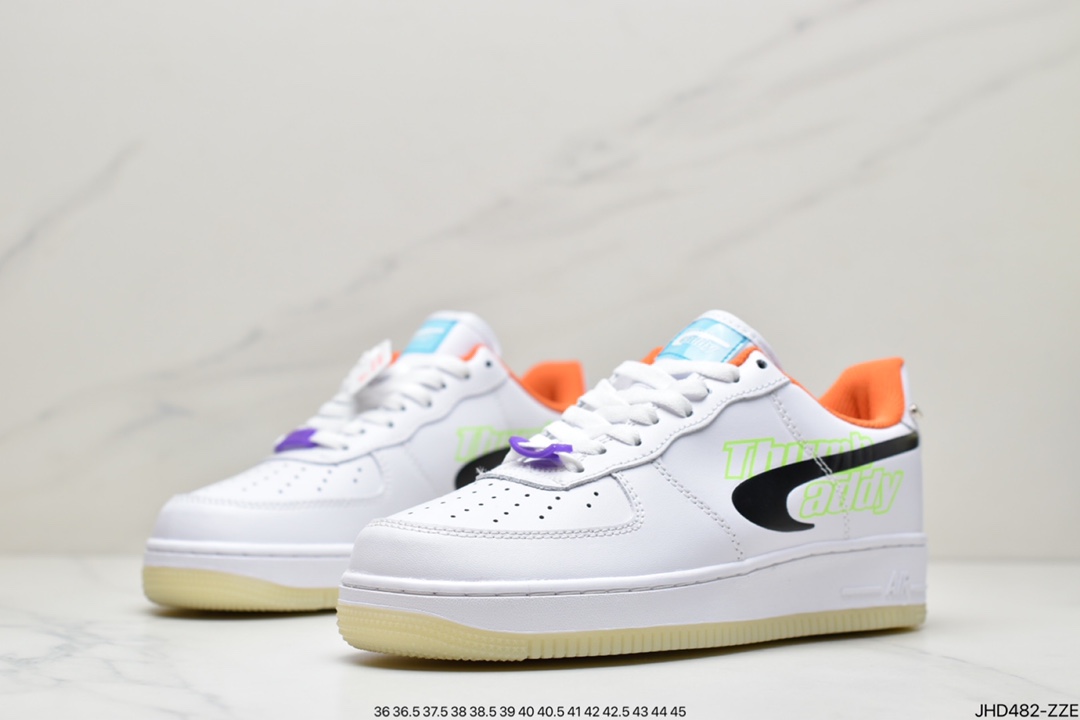 190 公司级耐克Nike Air Force 1 Low ”Have A Good Game”白黑橙 DO2333-101