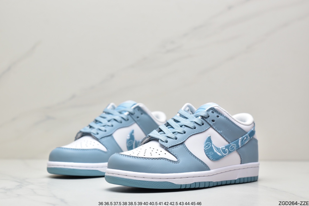 290 公司级耐克Nike Sb Dunk Low “Blue Paisley”蓝腰果花鞋DH4401-101