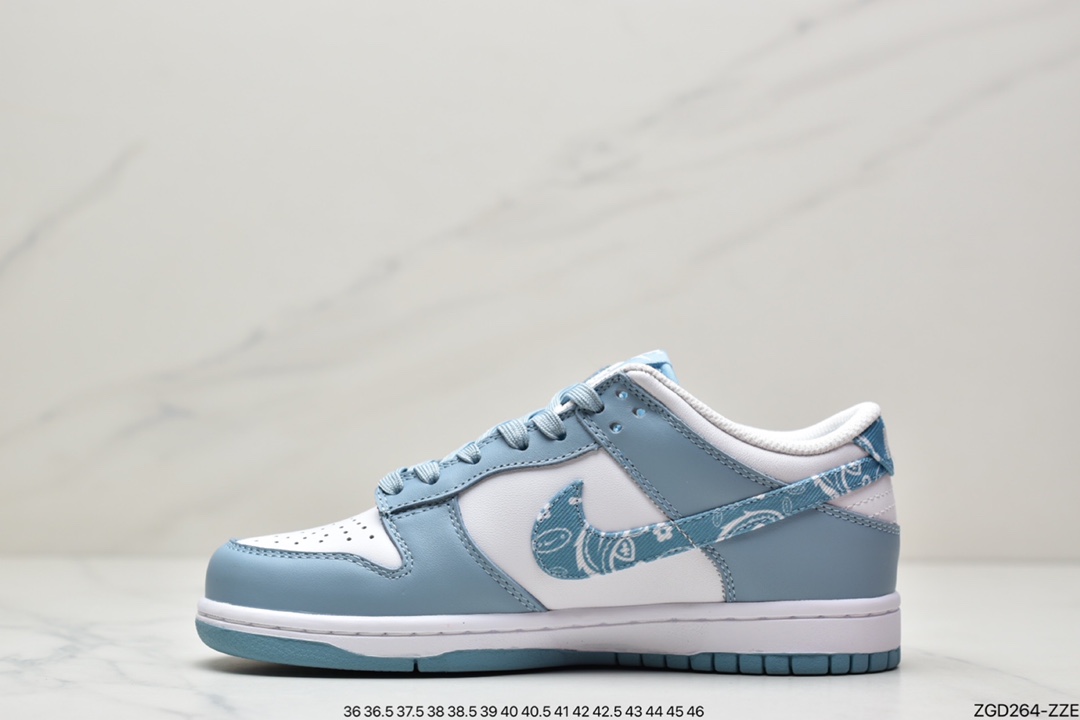 290 公司级耐克Nike Sb Dunk Low “Blue Paisley”蓝腰果花鞋DH4401-101