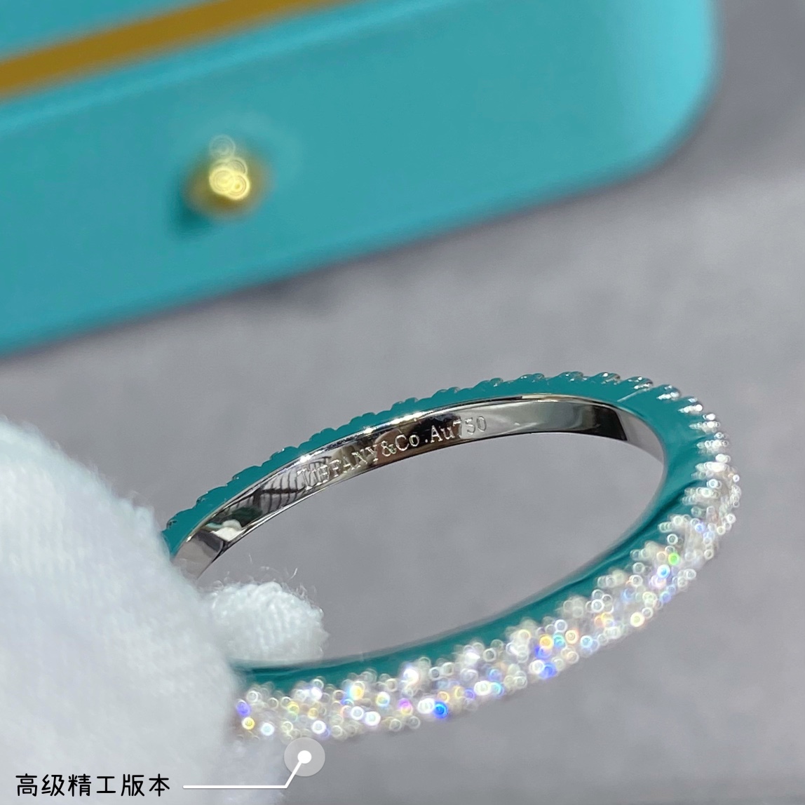 9⃣2⃣5⃣ （码数5678）   ⚠🆕蒂芙尼细排钻戒指💍非常棒的钻戒伴侣 超好卖害羞害羞害羞害羞😍😍