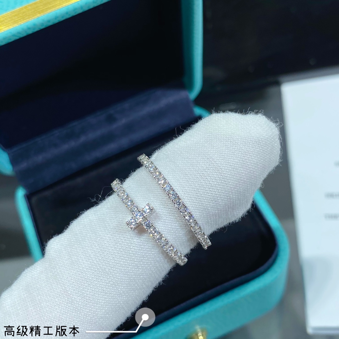  9⃣2⃣5⃣ （码数5678）   ⚠🆕蒂芙尼细排钻戒指💍非常棒的钻戒伴侣 超好卖害羞害羞害羞害羞😍😍