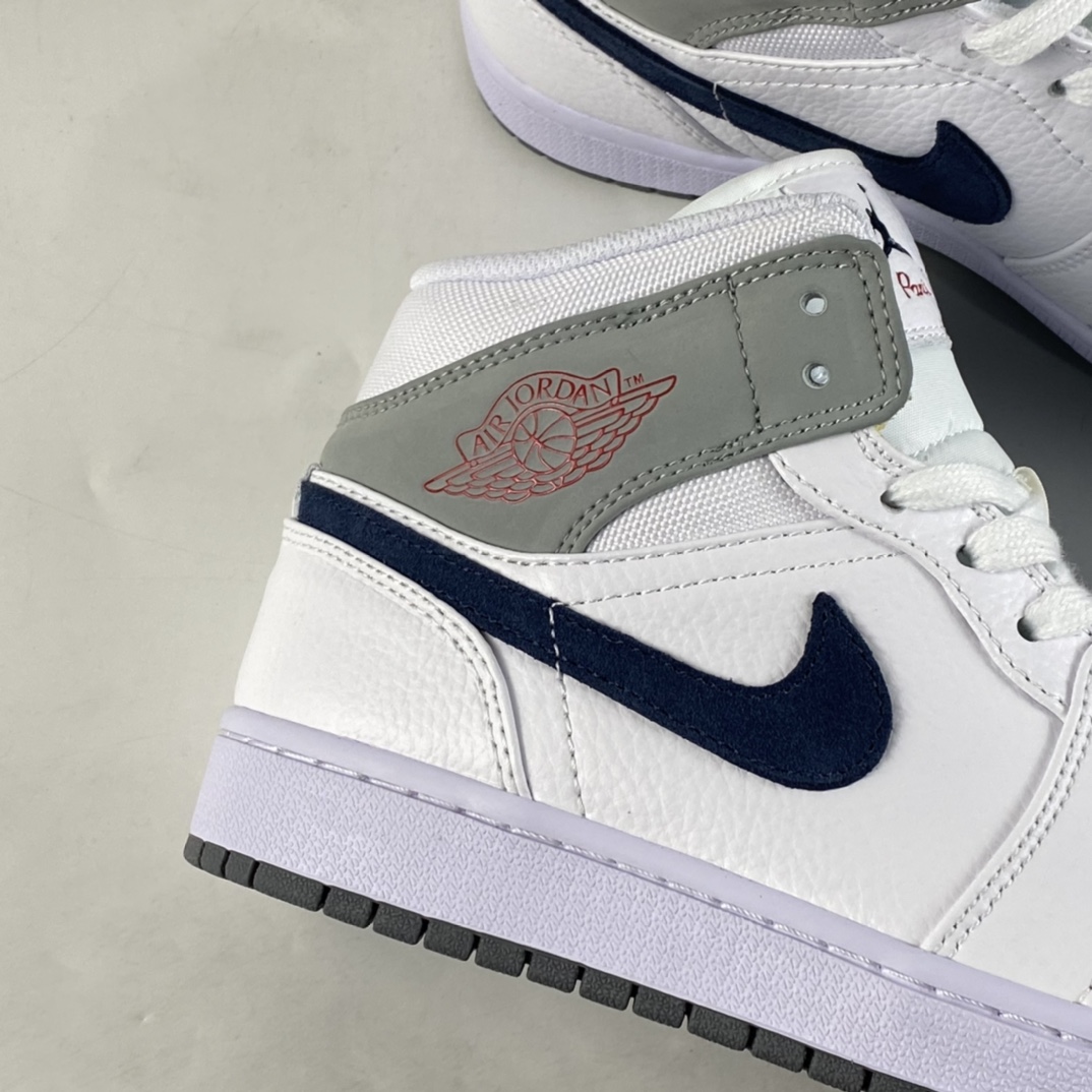 P220 Air Jordan 1 Mid AJ1 乔1 中帮百搭休闲运动板鞋 DR8038-100