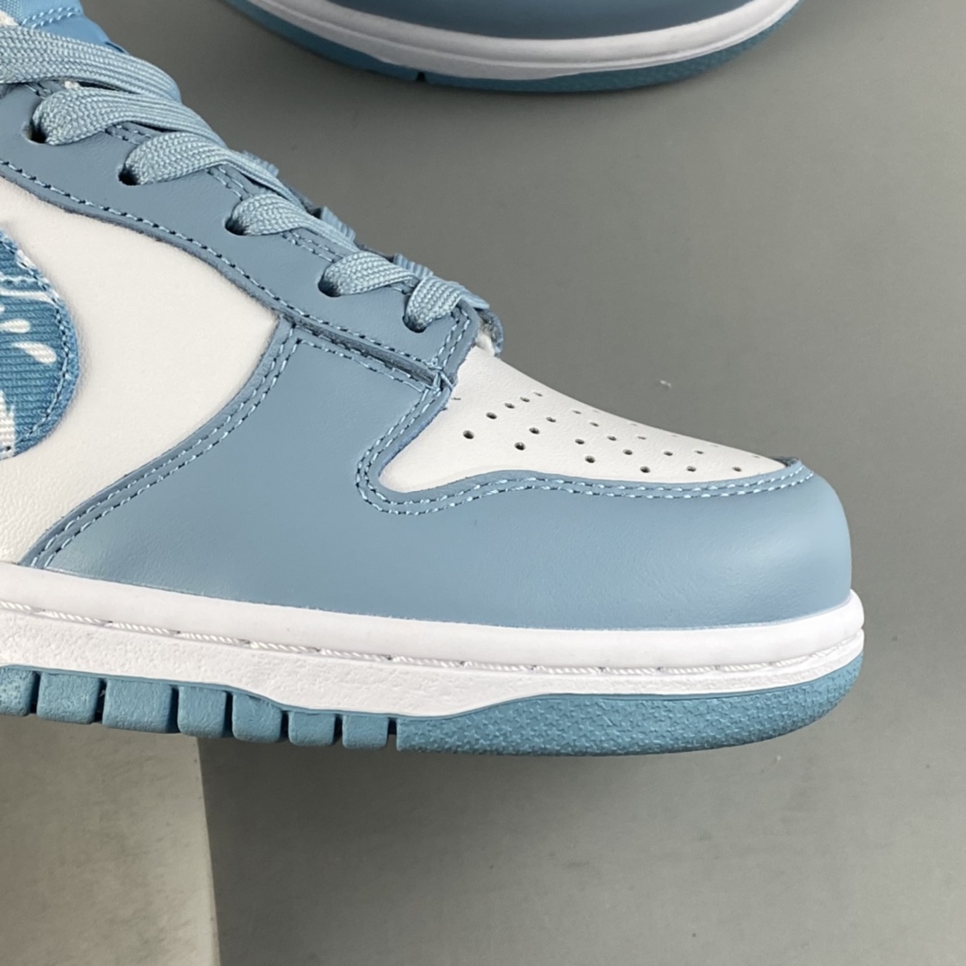 P300 NIKE Dunk Low ”Green/blue paisley” 蓝绿色佩斯利 SB扣碎篮板时尚休闲板鞋 DH4401-101