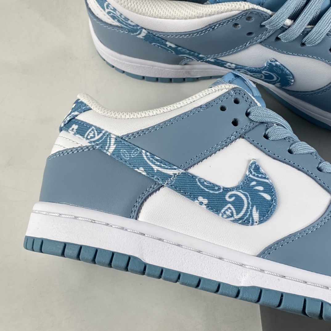 P300 NIKE Dunk Low ”Green/blue paisley” 蓝绿色佩斯利 SB扣碎篮板时尚休闲板鞋 DH4401-101