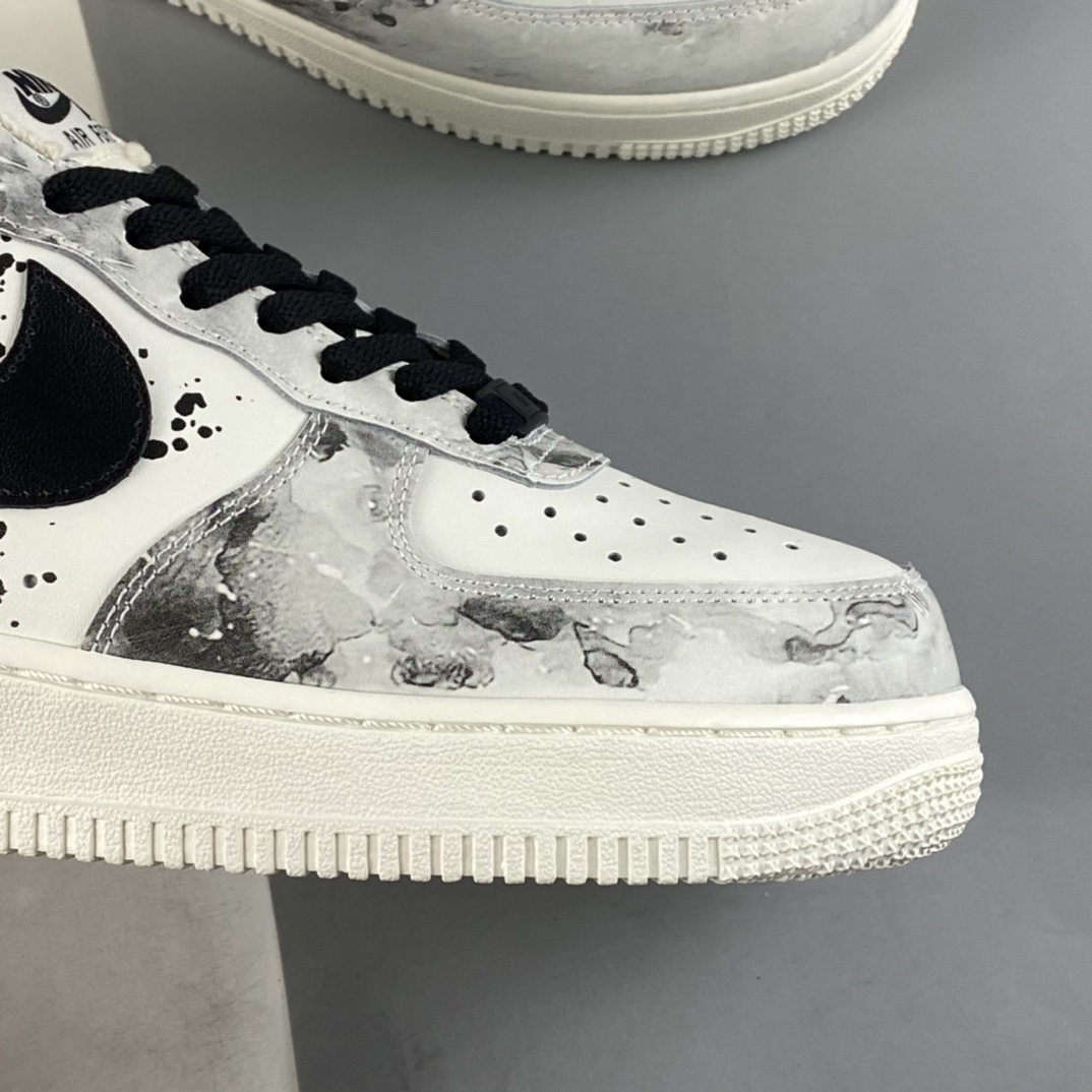 P260 NIKE Air Force 1’07 Low 山水墨画 空军一号中国风头层低帮休闲板鞋 BL1522-089
