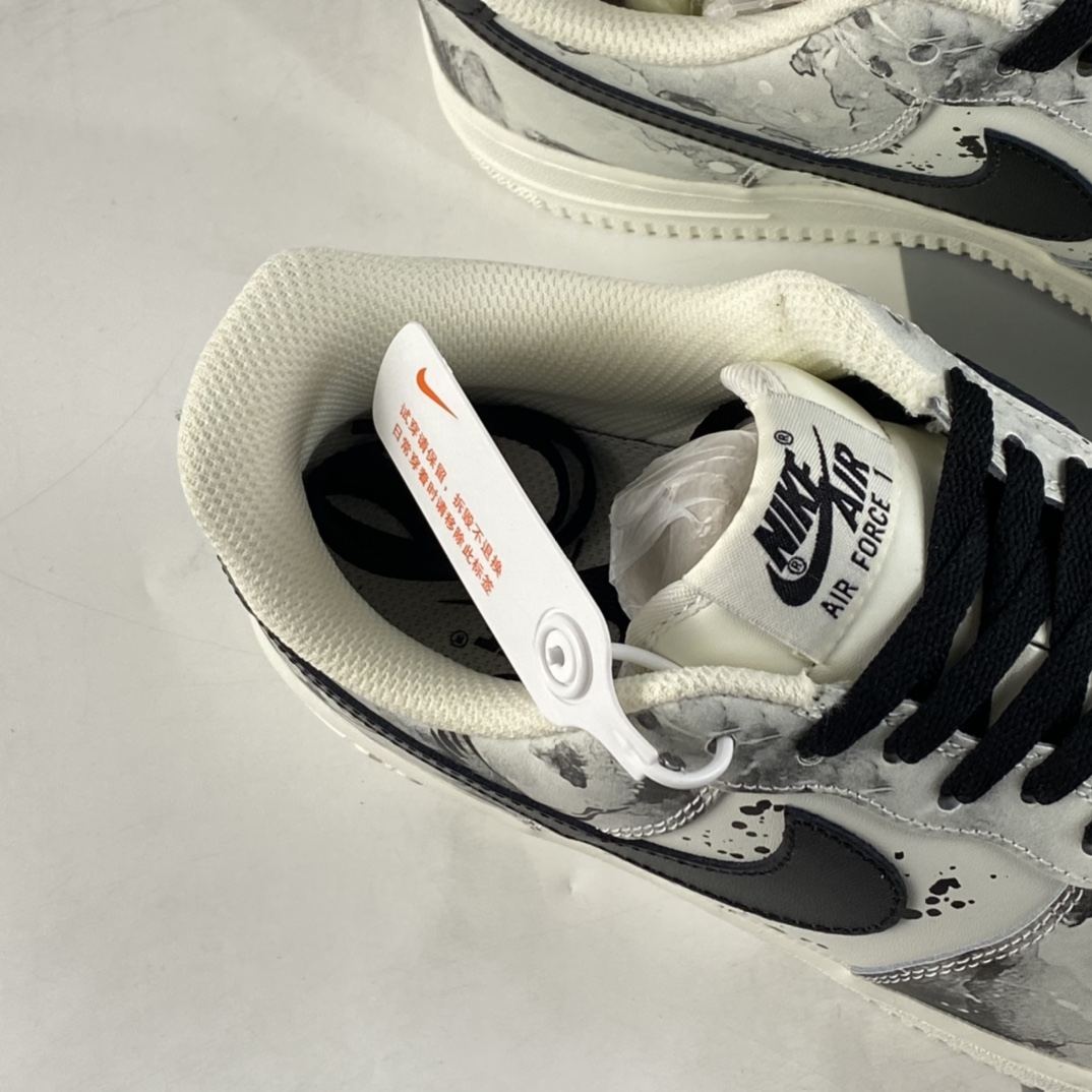 P260 NIKE Air Force 1’07 Low 山水墨画 空军一号中国风头层低帮休闲板鞋 BL1522-089