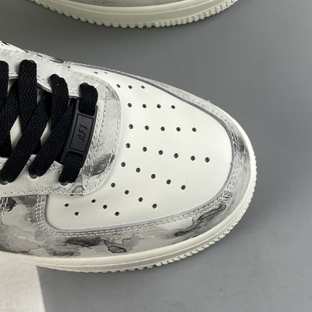 P260 NIKE Air Force 1’07 Low 山水墨画 空军一号中国风头层低帮休闲板鞋 BL1522-089