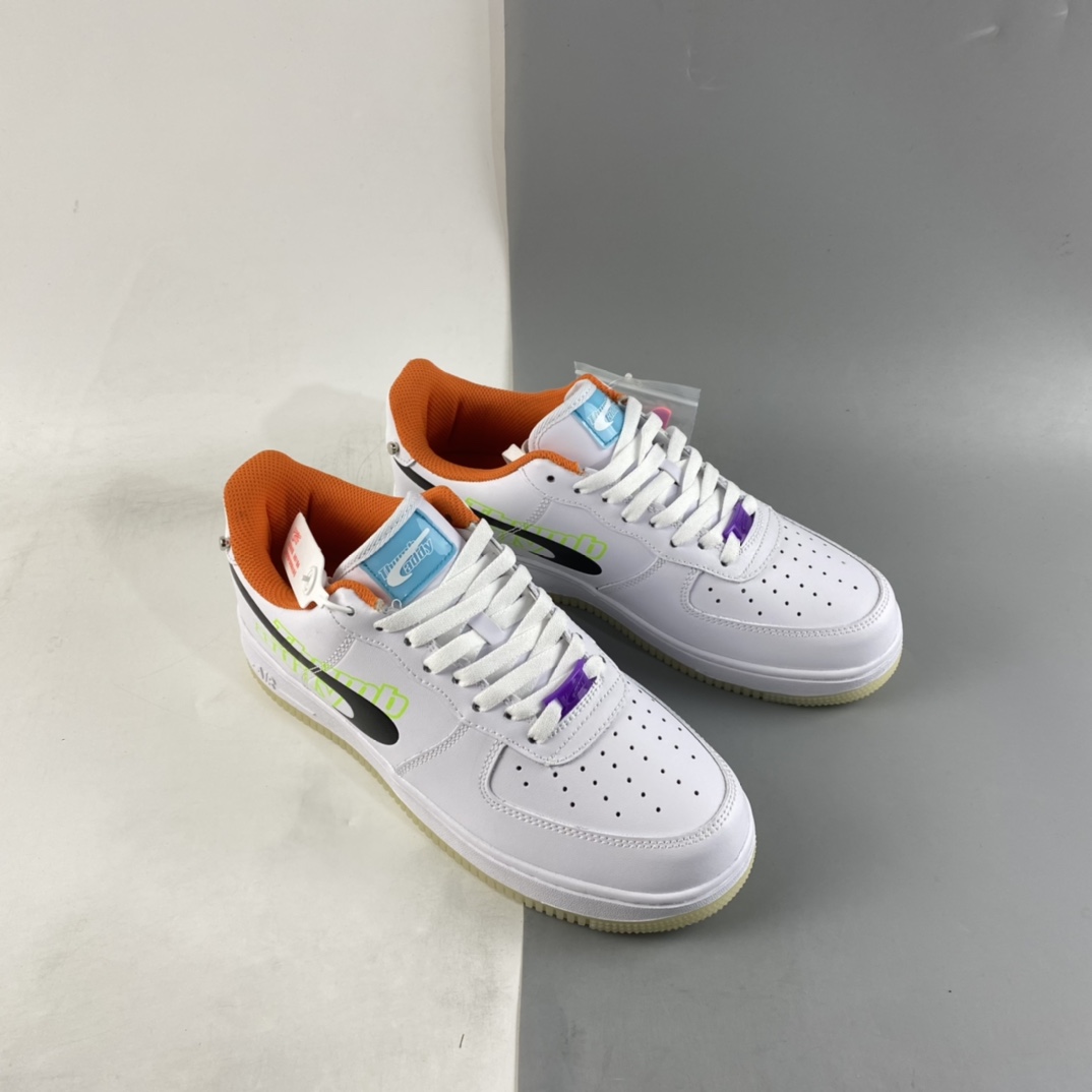 NIKE Air Force 1 Low x Thumb Caddy Joint Air Force One Reverse Hook Low Casual Sneakers DO2333-101