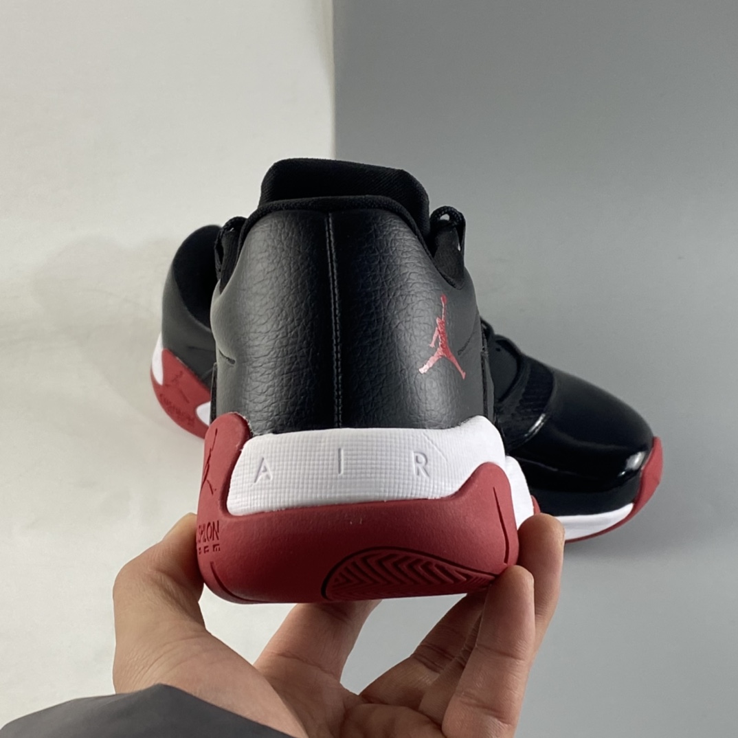 P220 Air Jordan 11 CMFT Low “South Beach”黑红 低帮防滑减震篮球鞋 DM0844-005