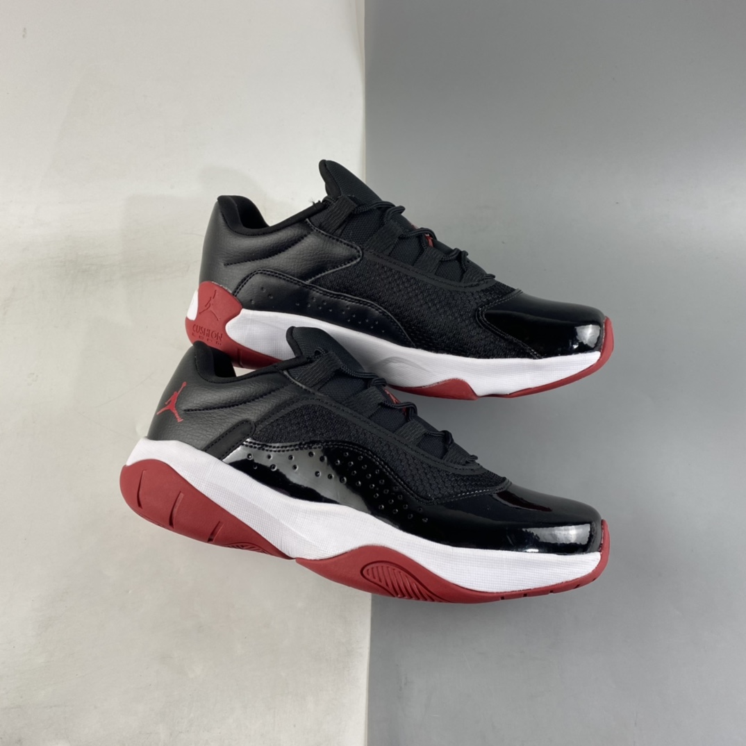 P220 Air Jordan 11 CMFT Low “South Beach”黑红 低帮防滑减震篮球鞋 DM0844-005