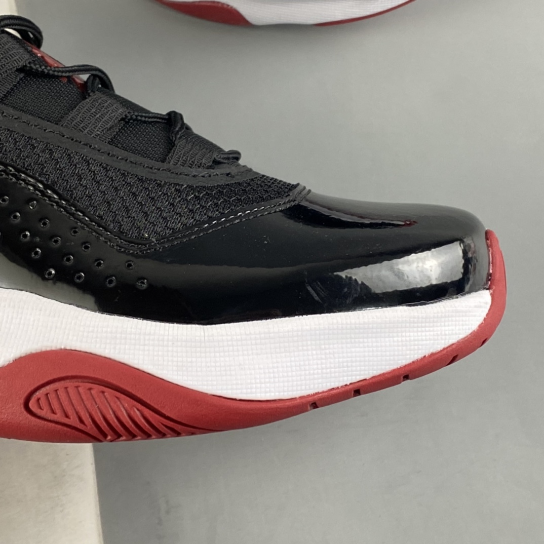 P220 Air Jordan 11 CMFT Low “South Beach”黑红 低帮防滑减震篮球鞋 DM0844-005